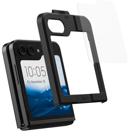 „Urban Armor Gear“ UAG stiklinis ekrano apsauginis dangtelis „Samsung Galaxy Z Flip5“
