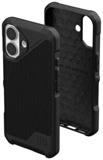 Urban Armor Gear Metropolis LT mobiliojo telefono dėklas 15,5 cm (6.1″) Juoda