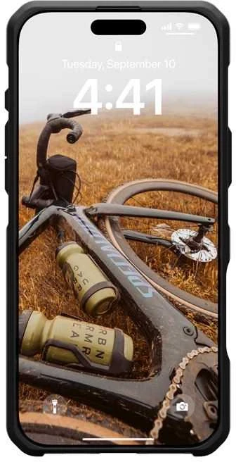 Dėklas Urban Armor Gear UAG galinis dangtelis Metropolis LT MagSafe, skirtas iPhone 16 Pro Max – Kevlar Juodas