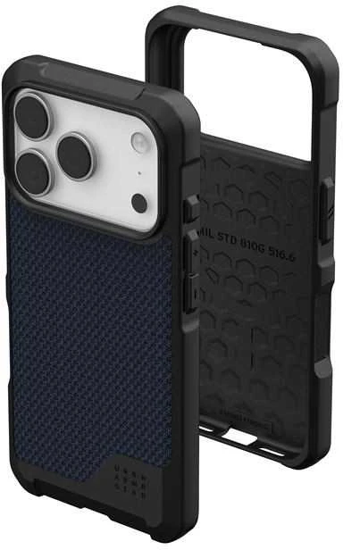 Urban Armor Gear UAG Metropolis LT MagSafe dėklas, skirtas iPhone 17 Pro – tamsiai mėlynas Mėlyna