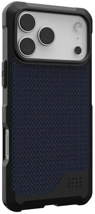 UAG Urban Armor Gear dėklas METROPOLIS LT, suderinamas su „MagSafe“, skirtas IPHONE 17 Pro Max, iš kevlaro ir malardo medžiagos.