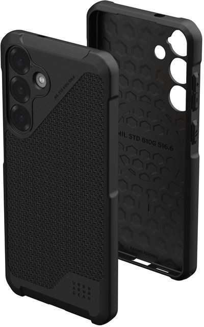 Dėklas Urban Armor Gear UAG Metropolis LT w/Magnet, Kevlar Juodas - Samsung Galaxy S25+