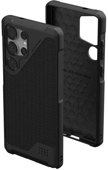 Dėklas Urban Armor Gear UAG Metropolis LT w/Magnet, Kevlar Juodas - Samsung Galaxy S25 Ultra