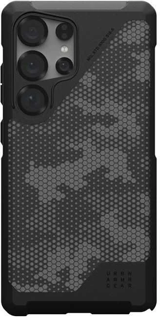Dėklas Urban Armor Gear UAG Metropolis LT su magnetu, Micro Hex kamufliažinis grafitas - Samsung Galaxy S25 Ultra