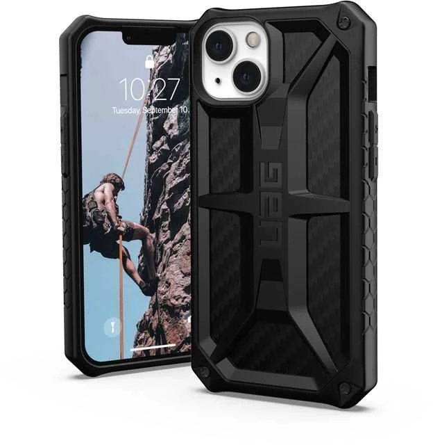 Dėklas Urban Armor Gear UAG Monarch, anglies pluošto – iPhone 13