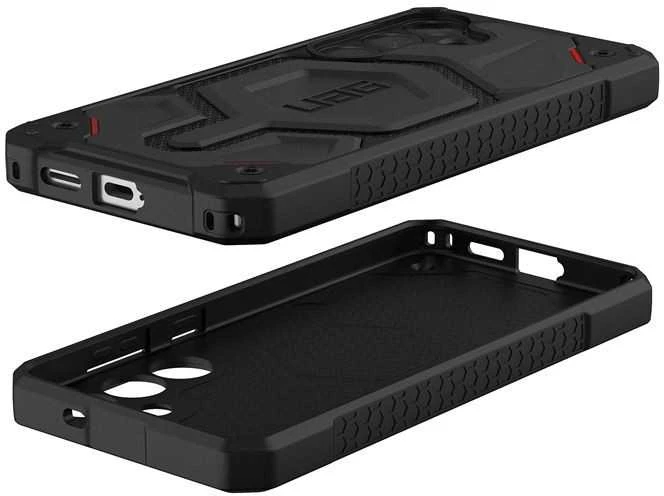 Dėklas Urban Armor Gear UAG Monarch Pro, Kevlar Juodas - Samsung Galaxy S25+