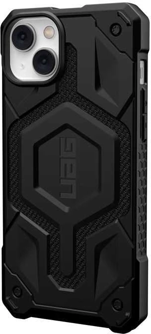 UAG Urban Armor Gear dėklas MONARCH, skirtas IPHONE 14 Plus, juodas, kevlarinis