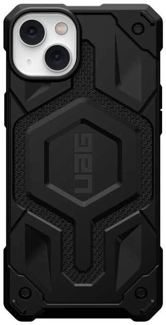 UAG Urban Armor Gear dėklas MONARCH, skirtas IPHONE 14 Plus, juodas, kevlarinis