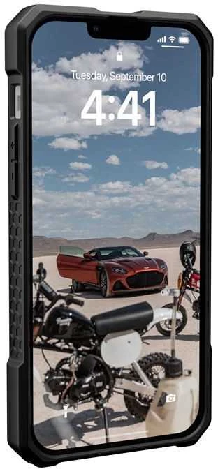 UAG Urban Armor Gear dėklas MONARCH, skirtas IPHONE 14 Plus, juodas, kevlarinis