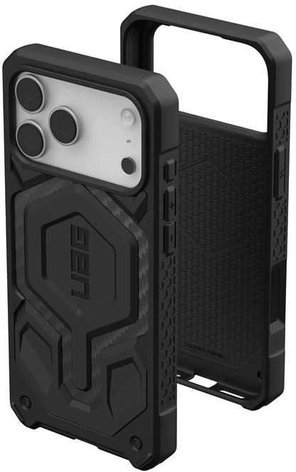 Urban Armor Gear UAG Monarch Pro MagSafe dėklas iPhone 17 Pro Max - Juodas ir pilkas