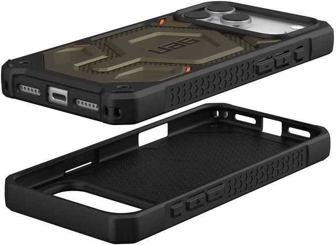 Dėklas Urban Armor Gear UAG Monarch Pro,Kevlar Element Žalias - iPhone 17 Pro Max