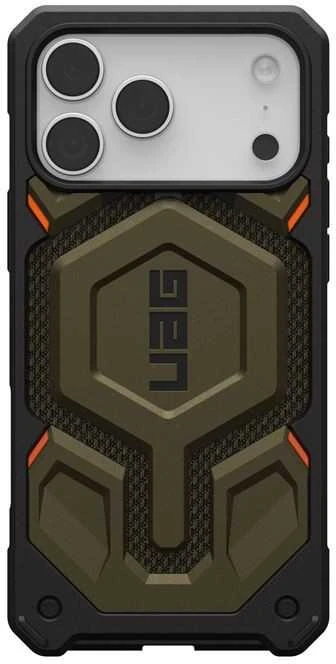 Dėklas Urban Armor Gear UAG Monarch Pro,Kevlar Element Žalias - iPhone 17 Pro Max