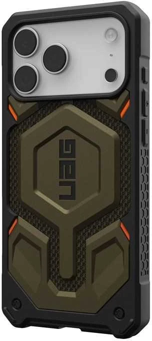 Dėklas Urban Armor Gear UAG Monarch Pro,Kevlar Element Žalias - iPhone 17 Pro Max