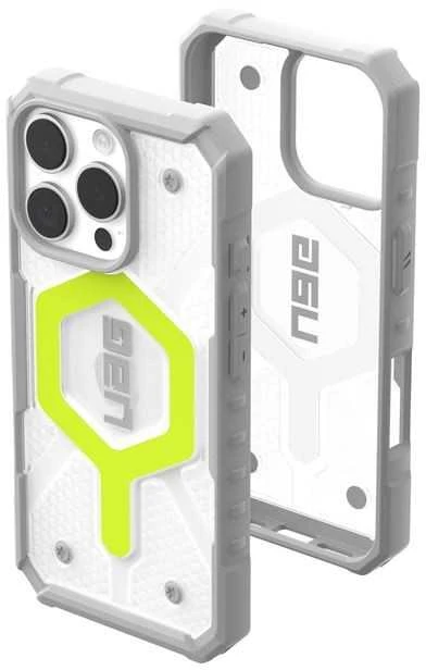 Urban Armor Gear UAG Pathfinder dėklas telefonui skaidrus Magsafe Apple iPhone 16 Pro Compatible MagSafe - dėklas telefonui žalios spalvos