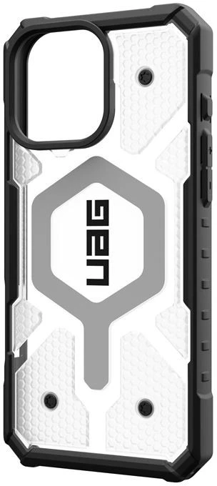 Urban Armor Gear UAG Pathfinder Clear Magsafe Apple iPhone 16 Pro Max - dėklas teleofnui baltos spalvos