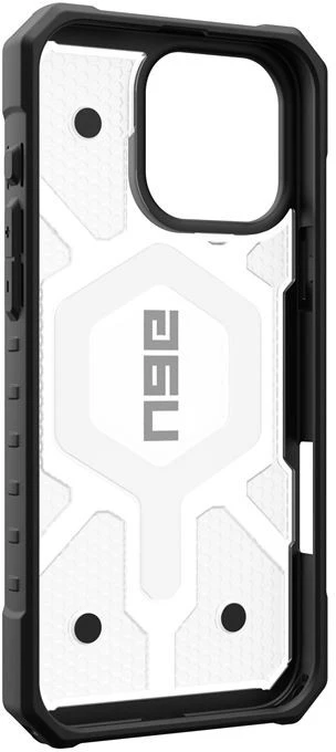 Urban Armor Gear UAG Pathfinder Clear Magsafe Apple iPhone 16 Pro Max - dėklas teleofnui baltos spalvos