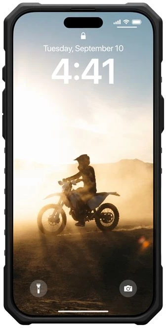 Urban Armor Gear UAG Pathfinder Clear Magsafe Apple iPhone 16 Pro Max - dėklas teleofnui baltos spalvos