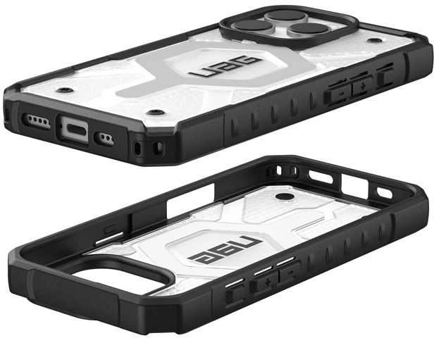 Urban Armor Gear UAG Pathfinder Clear Magsafe Apple iPhone 16 Pro - dėklas teleofnui baltos spalvos