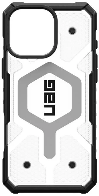 Urban Armor Gear UAG Pathfinder Clear Magsafe Apple iPhone 16 Pro Max - dėklas teleofnui baltos spalvos