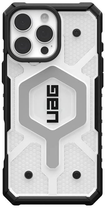 Urban Armor Gear UAG Pathfinder Clear Magsafe Apple iPhone 16 Pro Max - dėklas teleofnui baltos spalvos