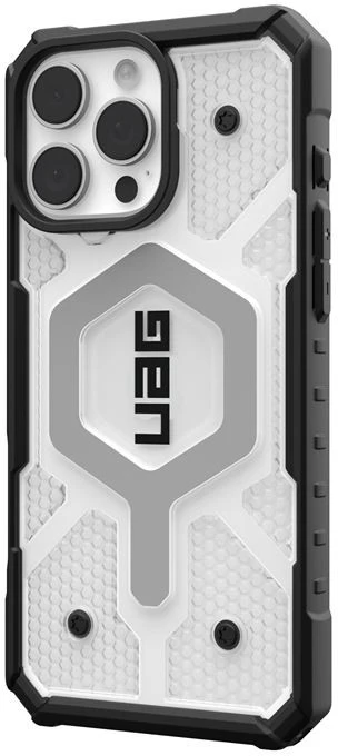 Urban Armor Gear UAG Pathfinder Clear Magsafe Apple iPhone 16 Pro Max - dėklas teleofnui baltos spalvos