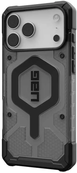 Dėklas Urban Armor Gear UAG Pathfinder Clear Magsafe, Ash/Juodas - iPhone 17 Pro Max