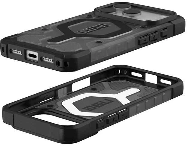 Urban Armor Gear Dėklas UAG Pathfinder Clear Magsafe,Ash/Juodas - iPhone 17 Pro
