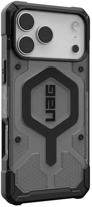 Dėklas Urban Armor Gear UAG Pathfinder Clear Magsafe, Ash/Juodas - iPhone 17 Pro Max