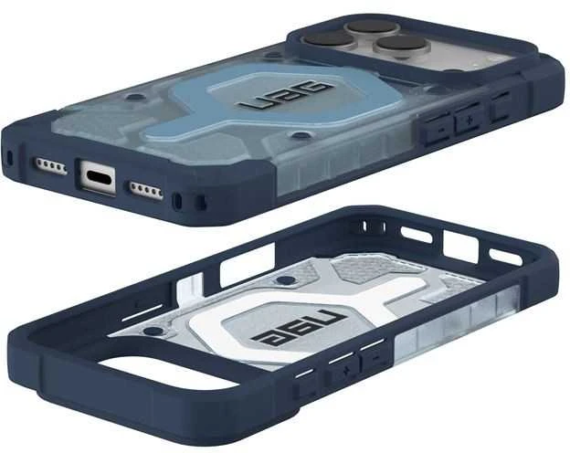 Urban Armor Gear Dėklas UAG Pathfinder Clear Magsafe, mėlynas Lanyard - iPhone 17 Pro