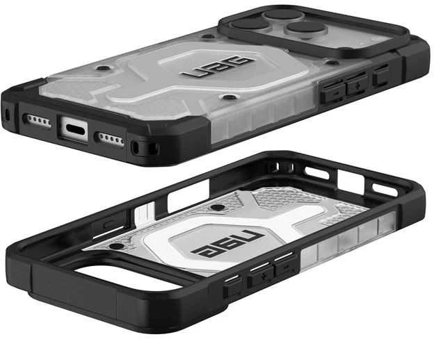 Urban Armor Gear Dėklas UAG Pathfinder Clear Magsafe,Ice/Sidabrinis - iPhone 17 Pro