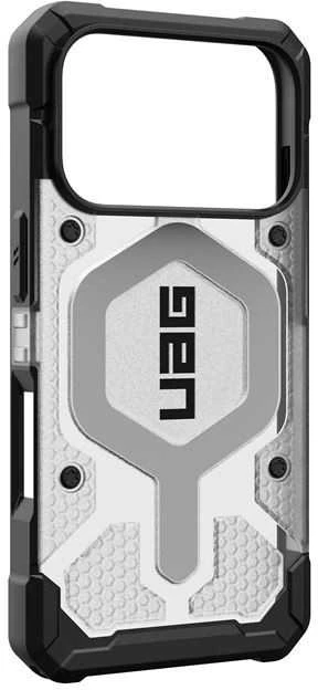 Urban Armor Gear Dėklas UAG Pathfinder Clear Magsafe,Ice/Sidabrinis - iPhone 17 Pro