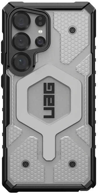 Dėklas Urban Armor Gear UAG Pathfinder skaidrus su magnetu, ledo spalvos / sidabrinis - Samsung Galaxy S25 Ultra
