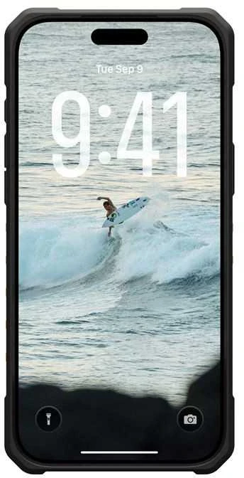 Dėklas „Urban Armor Gear“ „UAG Pathfinder Magsafe“, „Heritage Geltona“ – „iPhone 17 Pro Max“