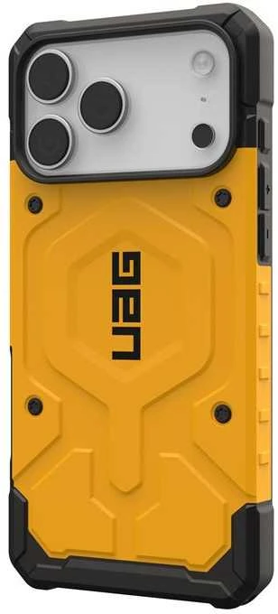Dėklas „Urban Armor Gear“ „UAG Pathfinder Magsafe“, „Heritage Geltona“ – „iPhone 17 Pro Max“