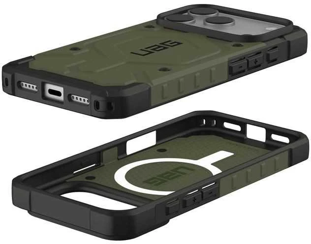 Urban Armor Gear dėklas UAG Pathfinder Magsafe, alyvuogių spalvos - iPhone 17 Pro
