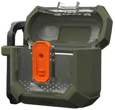 Dėklas Urban Armor Gear UAG Plazma, alyvuogių pilkumo – Airpods 4