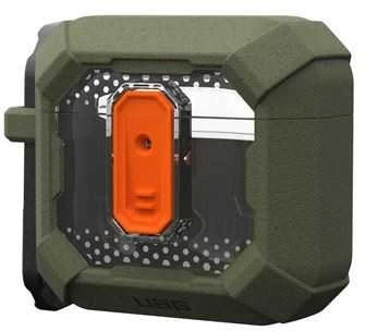 Dėklas Urban Armor Gear UAG Plazma, alyvuogių pilkumo – Airpods 4