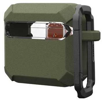 Dėklas Urban Armor Gear UAG Plazma, alyvuogių pilkumo – Airpods 4