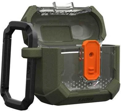 Dėklas Urban Armor Gear UAG Plazma, alyvuogių pilkumo – Airpods 4