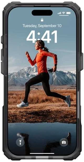 Dėklas Urban Armor Gear UAG Plasma XTE nugarėlė su MagSafe, skirta iPhone 16 Pro – Ash / Titanium