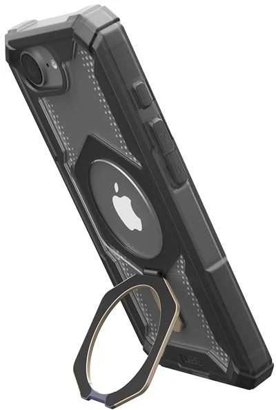 UAG Urban Armor Gear dėklas PLASMA XTE suderinamas su MagSafe, skirtas IPHONE 16e pelenai / titanas