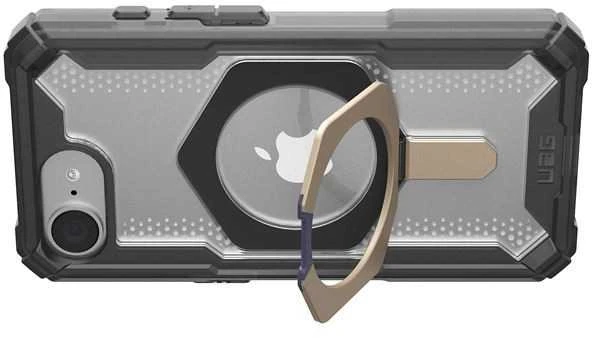 UAG Urban Armor Gear dėklas PLASMA XTE suderinamas su MagSafe, skirtas IPHONE 16e pelenai / titanas