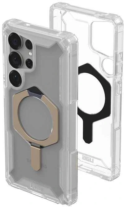 Dėklas Urban Armor Gear UAG Plasma XTE su magnetu, skaidrus / titano spalvos - Samsung Galaxy S25 Ultra