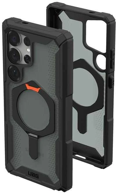 Dėklas Urban Armor Gear UAG Plasma XTE w/ Magnet, Juodas/Oranžinis - Samsung Galaxy S25 Ultra