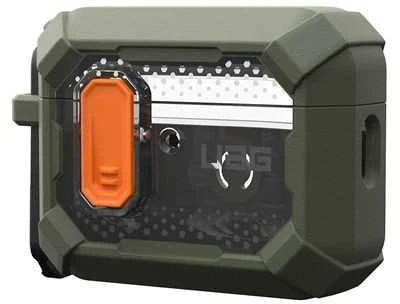 Urban Armor Gear UAG Plazminiai, alyvuogių spalvos – AirPods Pro (3-iosios kartos)