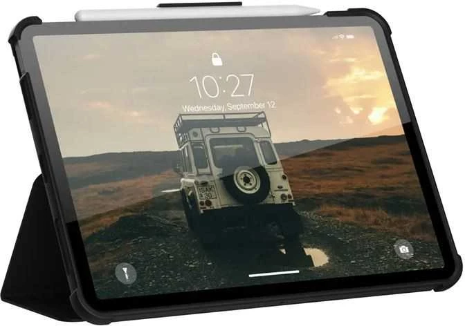 Urban Armor Gear UAG Plyo dėklas, juodas/ledas - iPad Air 10.9" (2022/2020)/iPad Pro 11" (2022/2021/2020/2018)