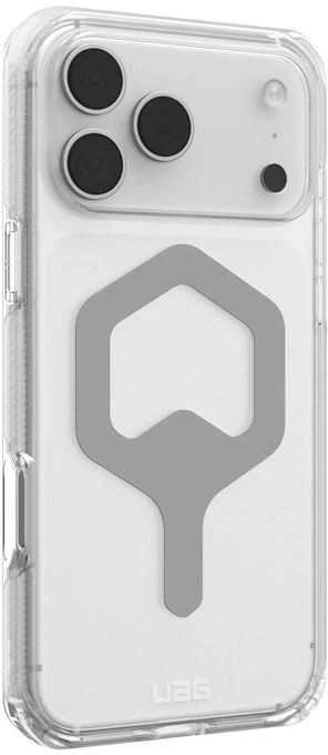 Dėklas „Urban Armor Gear“ UAG „Plyo Magsafe“, „Ice“/„Sidabrinis“ – „iPhone 17 Pro Max“