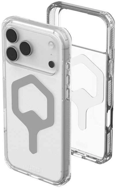 Dėklas „Urban Armor Gear“ UAG „Plyo Magsafe“, „Ice“/„Sidabrinis“ – „iPhone 17 Pro Max“