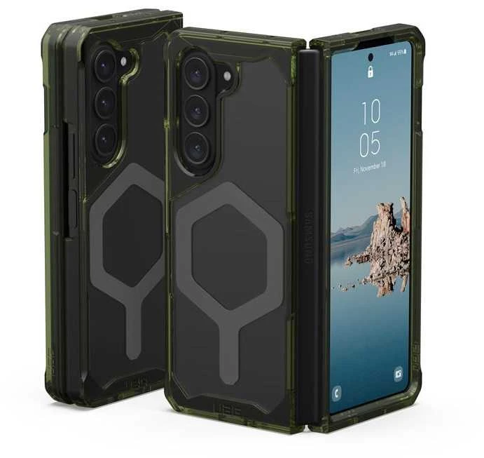Dėklas Urban Armor Gear UAG Plyo Pro, olive/space pilkas - Samsung Galaxy Z Fold5