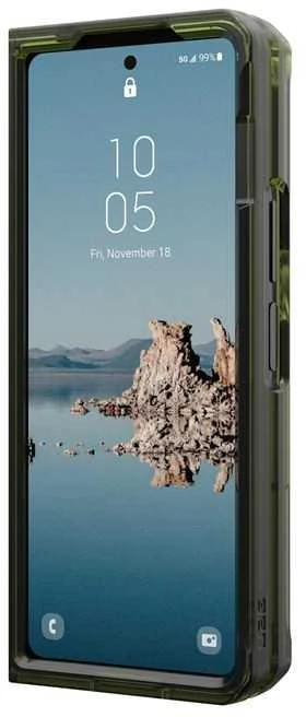 Dėklas Urban Armor Gear UAG Plyo Pro, olive/space pilkas - Samsung Galaxy Z Fold5